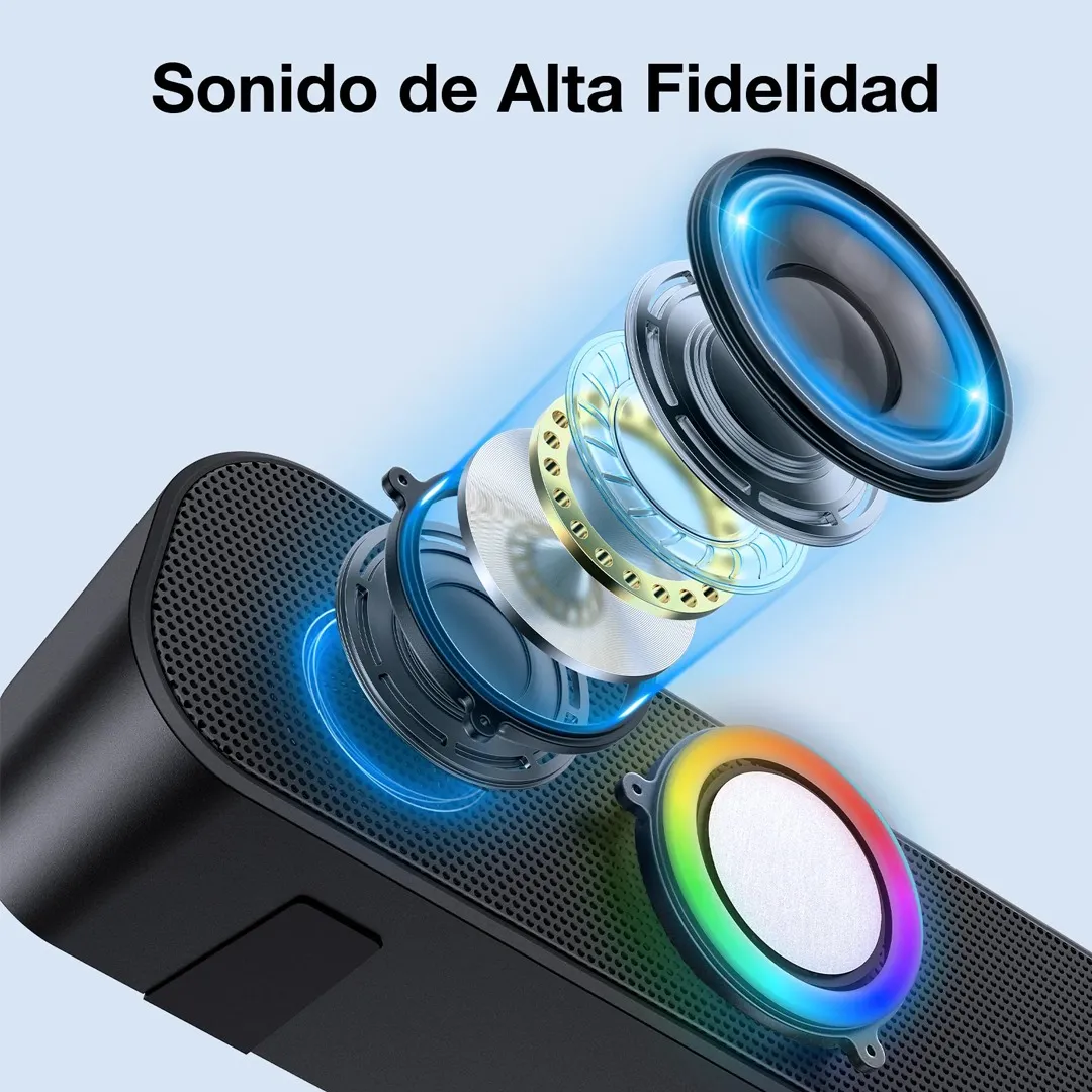 Parlante Inalambrico Bluetooth Hasta 6 horas De Musica Barra De Sonido Original 1Hora